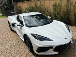 C8-White- 7000 Miles, Mint Condition-Tan GT2 Bucket Seats For Sale on Corvette Trader Classifieds Corvette Trader Classifieds